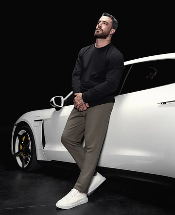 Tênis de Couro Branco R6
